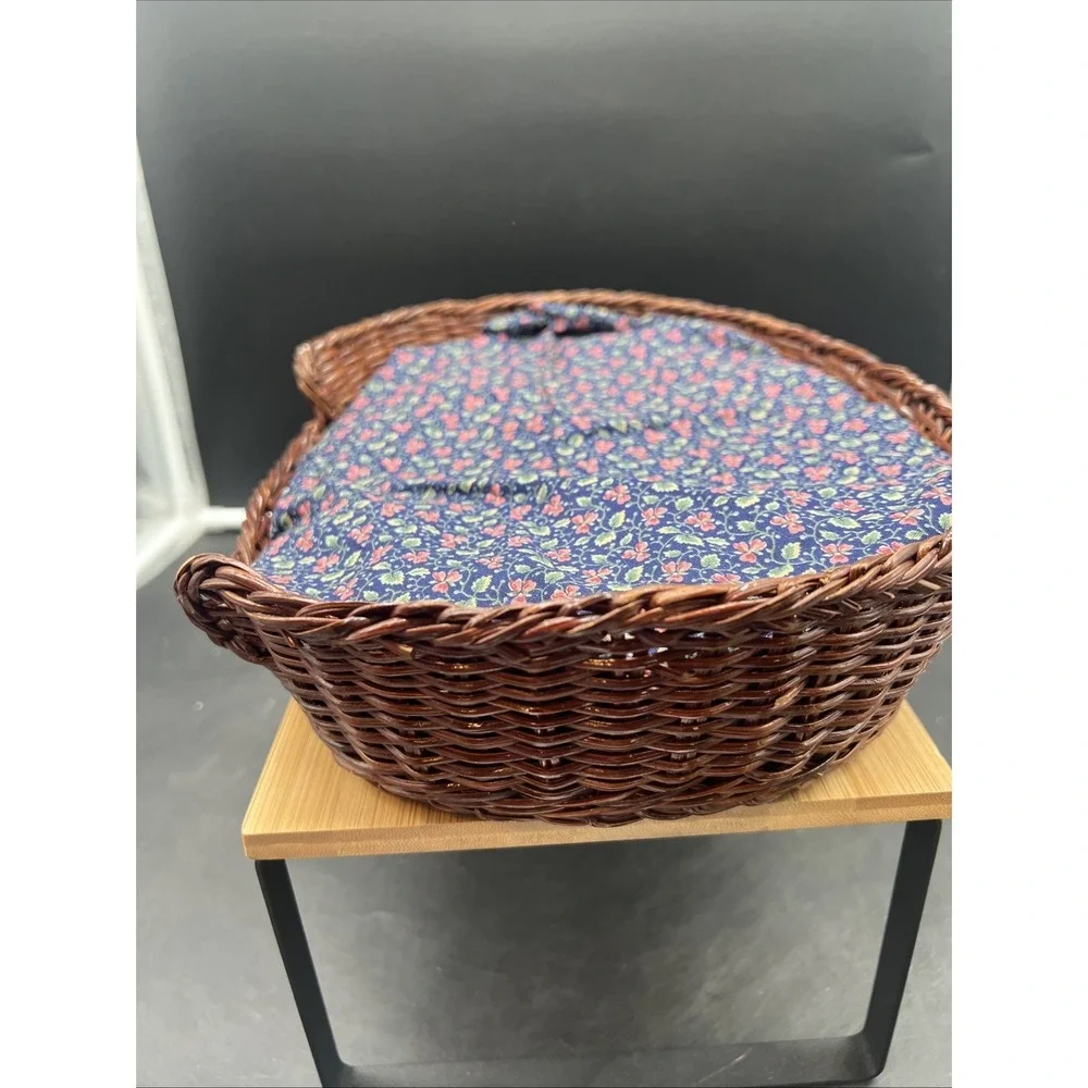 Charming Pet/Doll Bed Basket- 13x10- Wicker Rattan Small Cat, Furry Friend